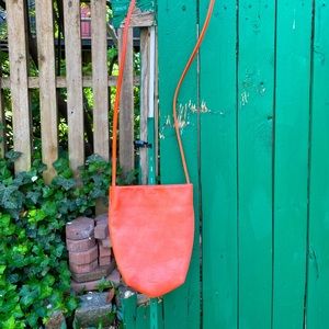 Baggu Leather Soft Crossbody Purse